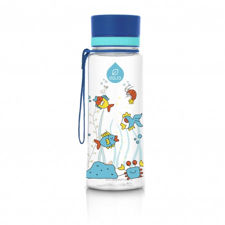 Butelka - bidon BPA Free 600 ml | Equarium niebieska  | EQUA